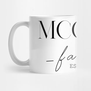 Mcghee Family EST. 2020, Surname, Mcghee Mug